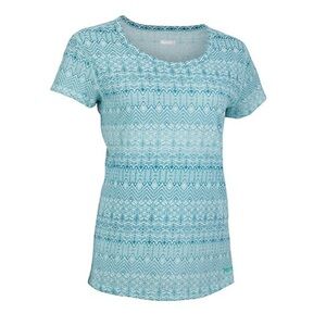 Marmot Katie short sleeve lightweight blue t-shirt base layer size small